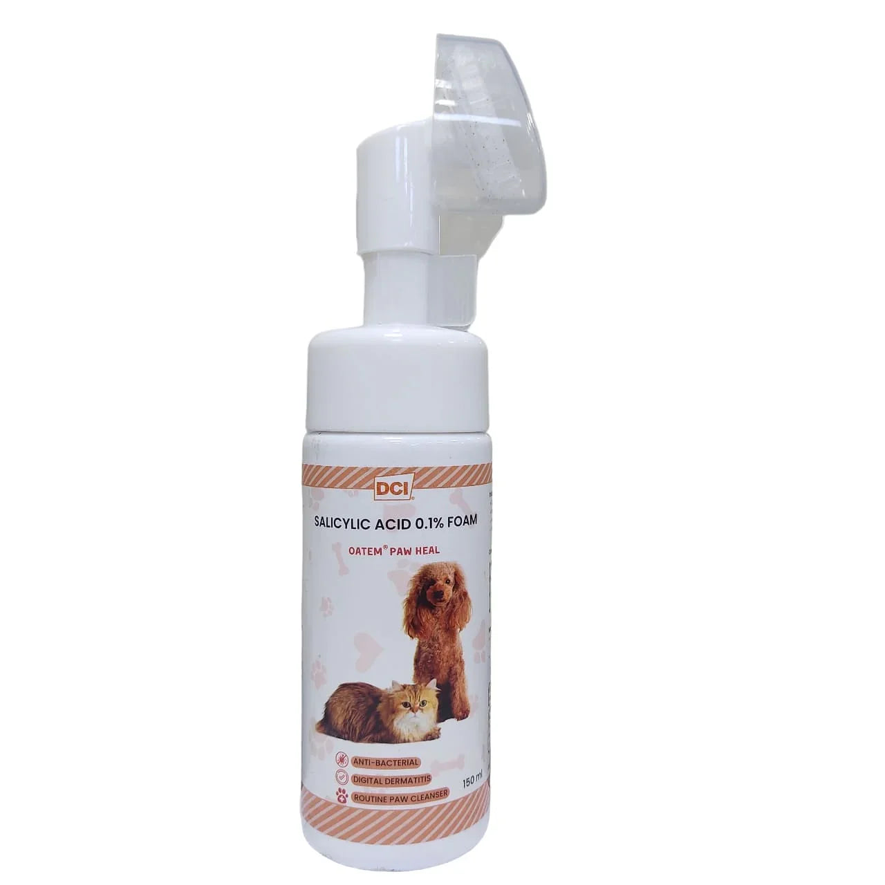 Oatem Paw Heal Foam , Paw Cleaner for Dogs and Cats, 150 ml , (Salicylic Acid )